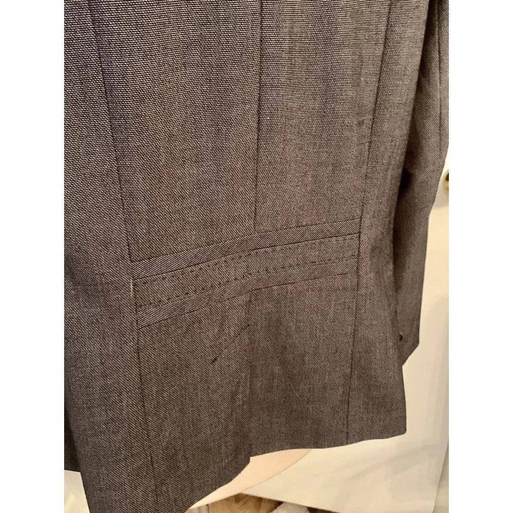 NWT Sejour Slate Gray Career Blazer Jacket Size 14W Sz 14 New